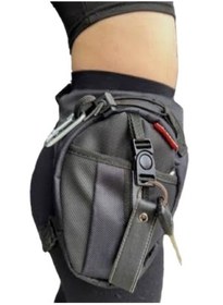 Resim ArMotors MOTORSİKLET BACAK ÇANTASI GRİ - SİYAH ArMb 