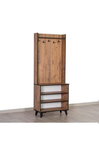 Resim Yön Portmano Ayakkabılık Atlantik Çam - Beyaz 