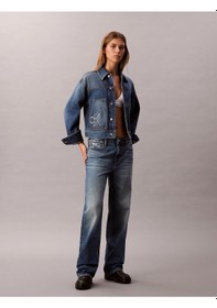 Resim Calvin Klein Workwear Ck Sanded Blue Kadın Mavi Ceket Lv047e906g-3nl Mavi 