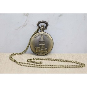 Resim Store Galata Kulesi Tasarımı Köstekli Saat 4*5 Cm 