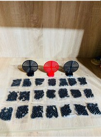 Resim Hedef 3 Adet 9 Cm + 21 Paket Plastik Boncuk Karışık 