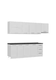 Resim Minar 280 Cm Mutfak Dolabı Beyaz 280-B7 Beyaz 