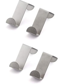 Resim ARTE METAL Siyah Askılık Kapı Arkası Bornoz Askılığı Mutfak Banyo Askılığı Havlu Askılığı Elbise Askılığı 4'lü 