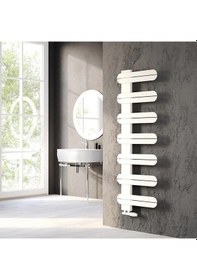 Resim Lojimax Alüminyum Havlupan Linea 1220x450 Mm 12 Dilim Mat Beyaz 740 W Yüksek Isıl Güç -835 