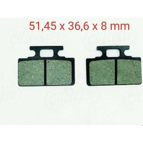 Resim Yuki Yk-32 Pony Twin Elektrikli Motor Ön Fren Disk Balatasi 555439734 