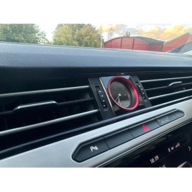 Resim Passat B8 Konsol Saat Halkası Kırmızı - Passat B8.5 Modifiye Aksesuar 
