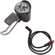 Resim Konesam Elektrikli Bisiklet Led Ön Işığı 6v-60v Su Geçirmez 2 Pin Bağlantı - Şehir Ve Yol Bisikleti Sürüşü İçin Parlak Aydınlatma 