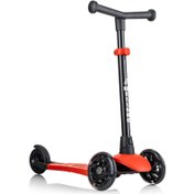 Resim Wellgro Işıklı 3 Tekerli Yükseklik Ayarlı Scooter Kırmızı 