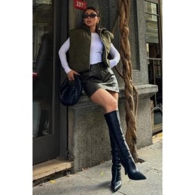 Resim Arben Boutique Sveta Kapitone Şişme Yelek 5144-08 