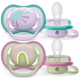 Resim Philips Avent Ultra Air Emzik 0-6 Ay 2li Kız Scf085/59 
