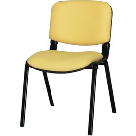 Resim Ofiscombin Ofis Büro Bekleme Misafir Çalışma Konferans Koltuğu Form Sandalye Sari Deri 00047499867 