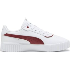 Resim Puma 395017 07 Carina 2.0 Lux Beyaz-kırmızı Kadın Spor Ayakkabı Beyaz 