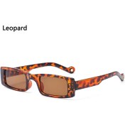 Resim Xifu Shop C Leopar Tarzılar Trend Kare Retro Moda Dikdörtgen Plaj Uv Koruma (Yurt Dışından) 