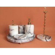 Resim SETANATURALSTONE Mermer Banyo Seti 