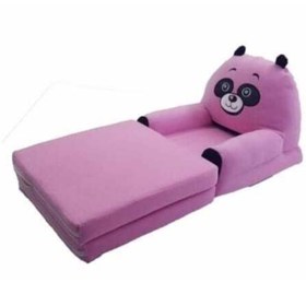 Resim Home Katlanabilir Yataklı Bebek Çocuk Koltugu Sandalyesı Pembe Panda ALÇİKO1 