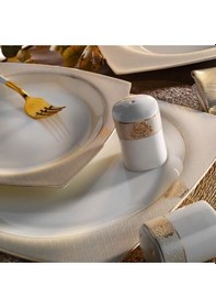 Resim Aryıldız 31041 Square Porselen 60 Parça Yemek Takımı Beyaz 