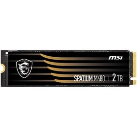 Resim MSI Spatium M480 Pro 2 TB 7400/7000 MB/S PCIe 4.0 NVMe M.2 SSD 