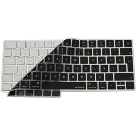 Resim Mcstorey Apple Magic Keyboard-2 Klavye Koruyucu Türkçe Q Baskılı Silikon Kılıf A1644 Modeli Ile Uyumlu 