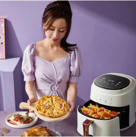 Resim Hiking Haf-507 Airfryer Az Yağlı Fritöz 8 Litre Beyaz 