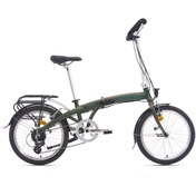 Resim Broster Domestic - 20 Jant 16'' Kadro Katlanır Bisiklet - Mat Siyah 