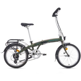 Resim Broster Domestic - 20 Jant 16'' Kadro Katlanır Bisiklet - Mat Siyah 