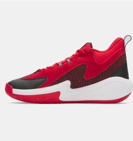 Resim Under Armour Curry 3z 25 Suede Erkek Basketbol Ayakkabısı 6000750-600 Kırmızı 