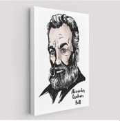 Resim Es10 Çağdaş Sanat Gözleri Olan Soyut 3 lü Kanvas Tablo Seti-AL-12 (35 x 50) 