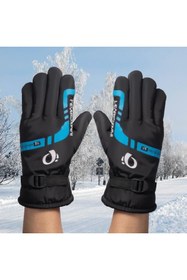 Resim Zigver Ultralight Su Geçirmez Kayak & Snowboard Erkek Kayak Eldiveni Siyah 