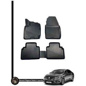 Resim Fiat Linea 3d Birebir Uyumlu Havuzlu Kauçuk Bohem 3d Oto Paspas 