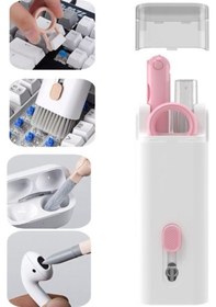 Resim Çok Fonksiyonlu 7 Parça Airpods Klavye Ekran Kulaklık Temizleme Kiti Renkli 