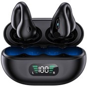 Resim 2023 Leyan Creation Tws Kablosuz Bluetooth Kulaklık, Kemik İletimli Küpe Kulakiçi Model 1126 