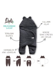 Resim Owli Dış Kundak 0-6 Ay Onyx 