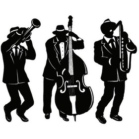 Resim Caz Müzik Temalı Sticker Tip 3 20 X 16 Cm 