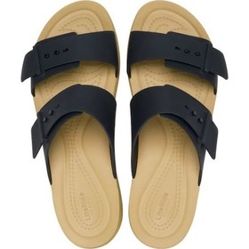 Resim Crocs Brooklyn Tokalı Alçak Sandalet Siyah 