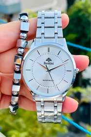 Resim Bentini YENİ SEZON GÜMÜŞ RENK ÇELİK KORDON ERKEK KOL SAATİ VE BİLEKLİK BABALAR GÜNÜ SEVGİLİLER GÜNÜ HEDİYESİ 