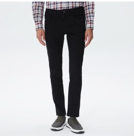 Resim Nautica Erkek Siyah Slim Fit Denim Pantolon Düz 2p3714t Siyah 