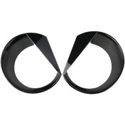 Resim Yaozixa Jeep Renegade 2015-2018 Abs Plastik Ön Far Çerçeve Kaplama Siyah - Kolay Kurulum, Dayanıklı, Özel Görünüm 