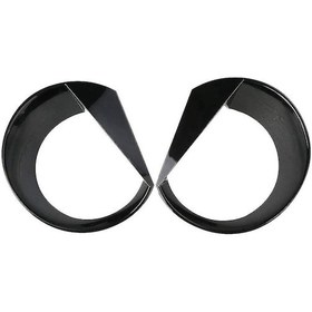 Resim Maiyame Jeep Renegade 2015-2018 Abs Plastik Ön Far Çerçeve Kaplama Siyah - Kolay Montajlı, Çarpıma Dayanıklı, Özel Görünüm Sağlar 