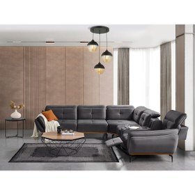 Resim CAVARİOR MOBİLYA Lux Modüler Köşe Koltuk – Hettich Mekanizma · 35 DNS HR Sünger 