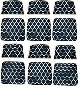 Resim Knsz minder seti 6 lı zng&mğr&uslu viona kumaş tel bar sandalyesi oturma ve sırt minderi set 