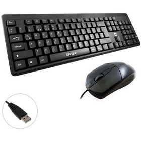 Resim Kablolu Klavye Q Mouse Seti Everest Uyumlu Km-515 