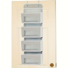Resim 4 Raflı, 4 Geniş Kapasiteli Cepli, Kapı Üzeri Asılı Saklama Kutusu, Yatak Odası, Banyo, Kiler ve Ev Kullanımı için Gardırop Düzenleyici, Asılı Raflar, Banyo Saklama Dolabı İnce, Banyo Dolabı Saklama, Banyo Saklama İnce, İnce Banyo Dolabı, Asılı Düzenleyici/Saklama, Gardırop Düzenleyici ve Saklama, Dolap Düzenleyici, Giysi Düzenleyici/Saklama, Asılı Düzenleyici, Giysi Dolabı Düzenleyici, Arkaya Asılan Düzenleyici, Banyo Düzenleyici ve Saklama, Giysi Saklama, Duvar 