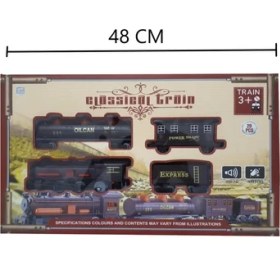 Resim 20 Parça Büyük Boy Pilli Sesli Tren Set 