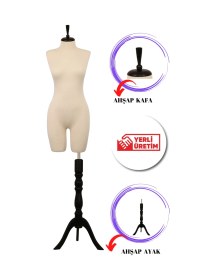 Resim Pantolon Giyebilen 36 Beden Vitrin Amaçlı Terzi Mankeni Vitrin Mankeni İğne Batmaz 0004 