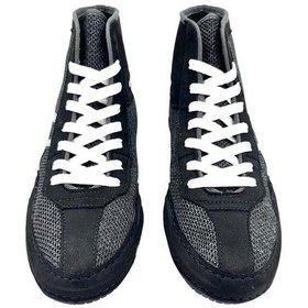 Resim More Sports More Güreş Ayakkabısı Knitting Gri - Siyah 