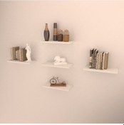 Resim Rafkestir 5 Li Sonoma Duvar Rafı Beyaz ( Mat ) 