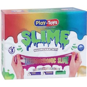 Resim Playtoys Dıy Renk Değiştiren Slime Seti 