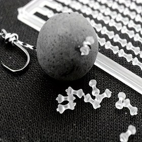 Resim 100 adet/set Şeffaf Balıkçılık Boilie ve Dumbbell Bait Rig Durdurma - Kolay ve Etkili Bait Sunumu için Temel Karp Balıkçılığı Aksesuarları 