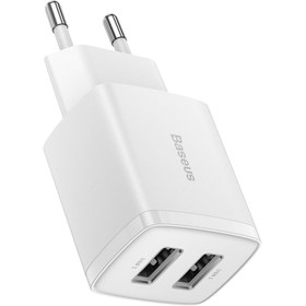 Resim Baseus Compact Charger 2U 10.5W Beyaz 