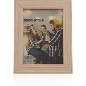 Resim Deco&Style Çizgili Fotoğraf Çerçevesi - Pembe - 13x18 cm 